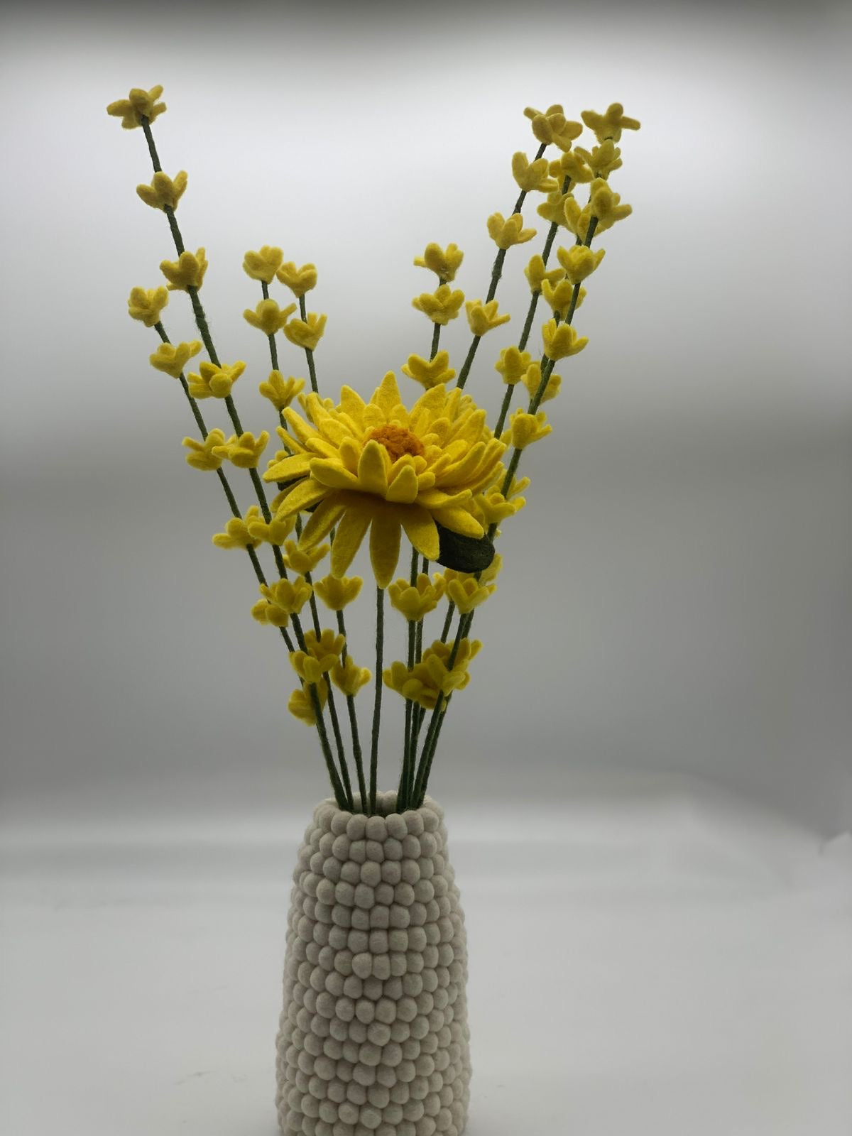 Handmade Felt Flower Stems