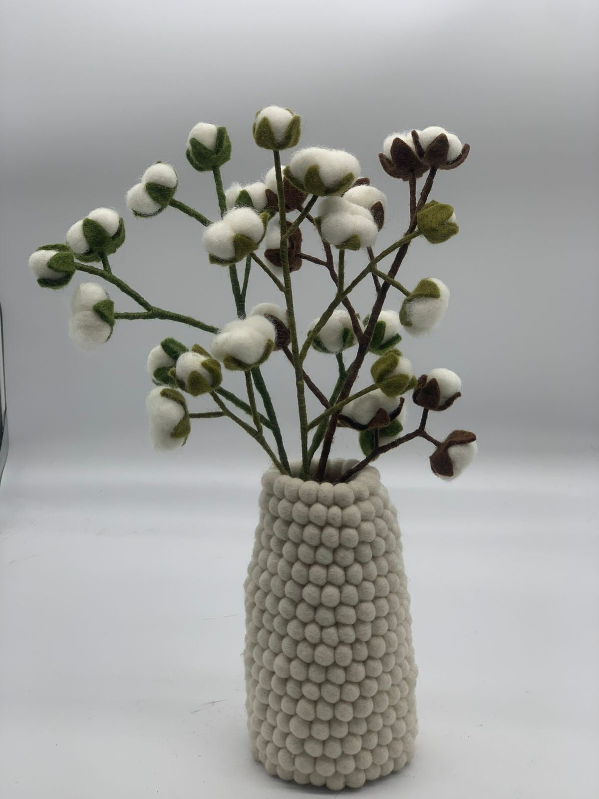 Handmade Felt Flower Stems
