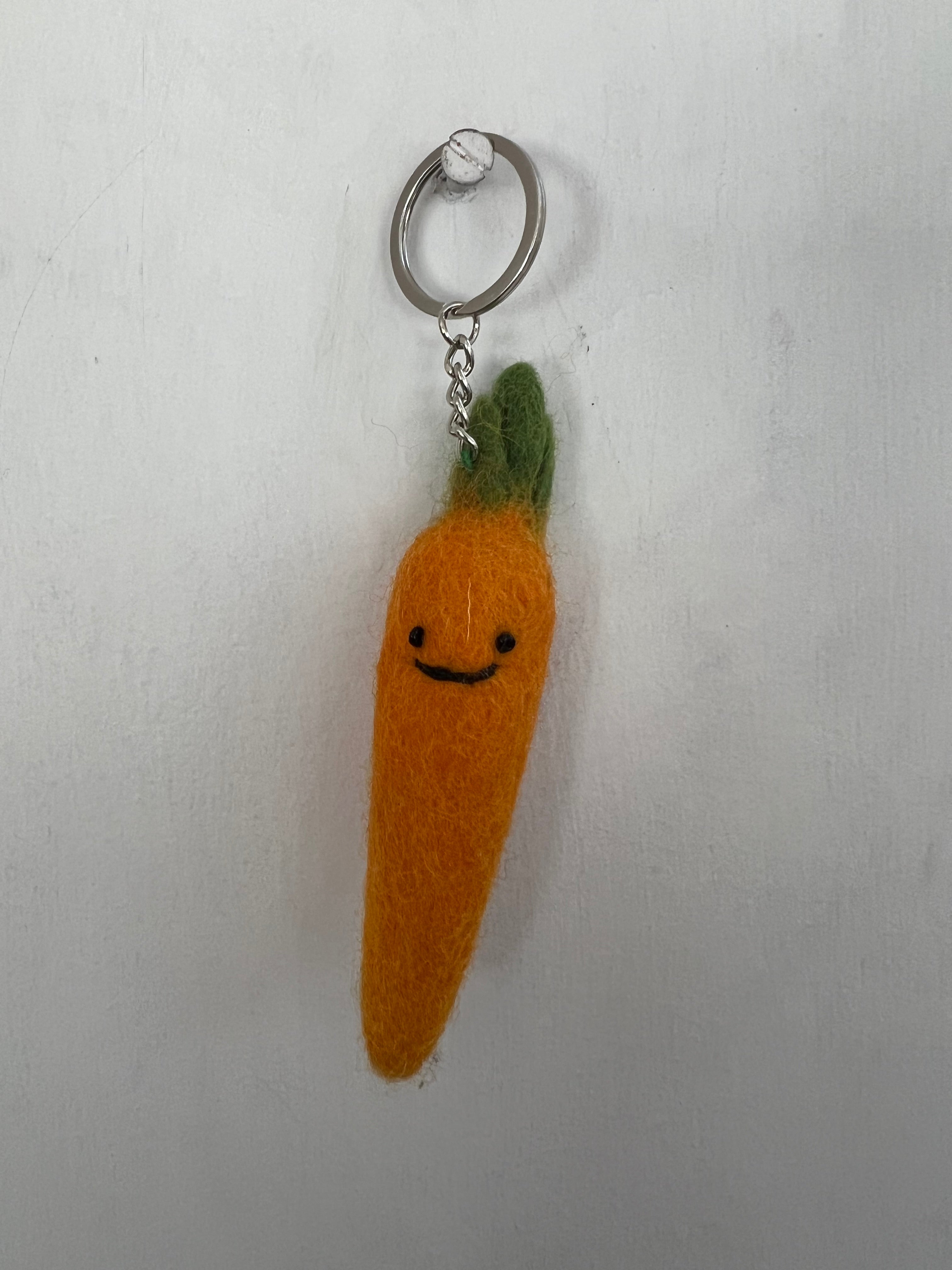 Handmade Felt Vegetable & Fruit Keychains