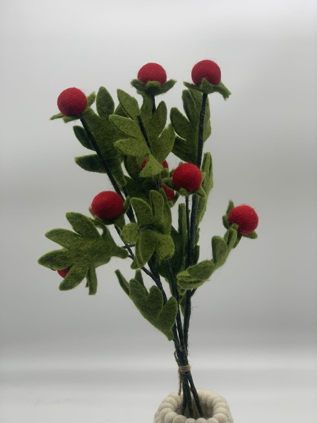 Handmade Felt Flower Stems