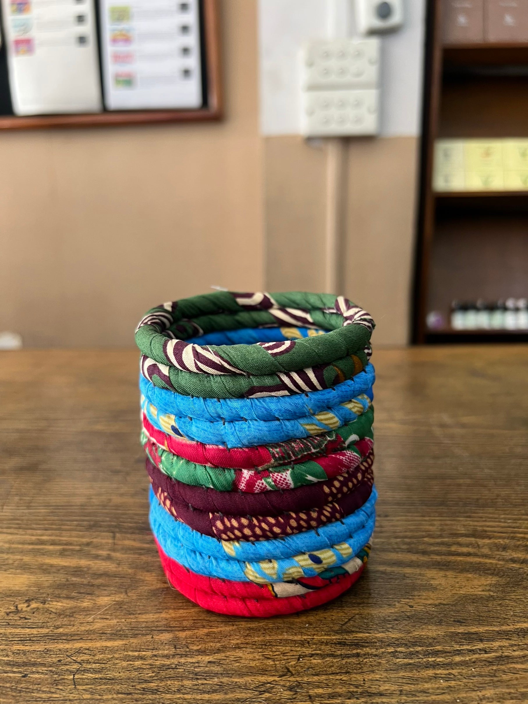 Recycled Sari- Pen Holders