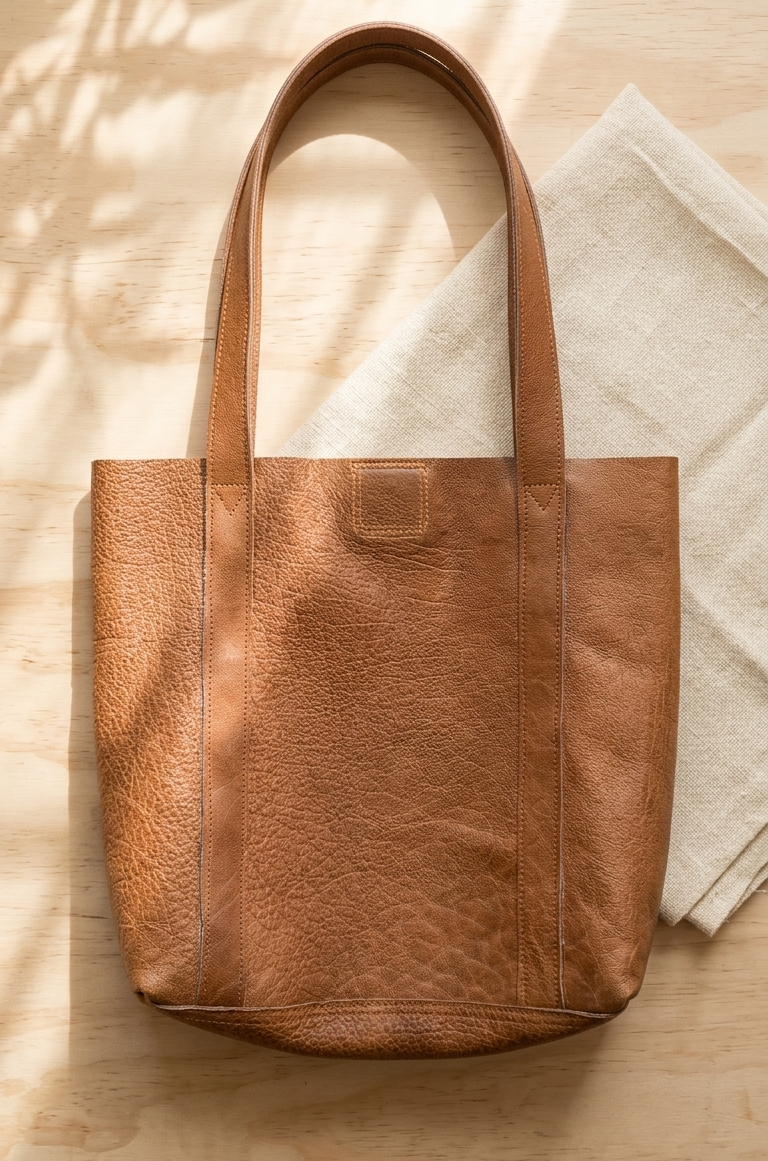 Discover the ultimate tan leather everyday tote. Crafted from premium, textured pebbled leather. Spacious, durable, and effortlessly chic. Shop the global bestseller today.