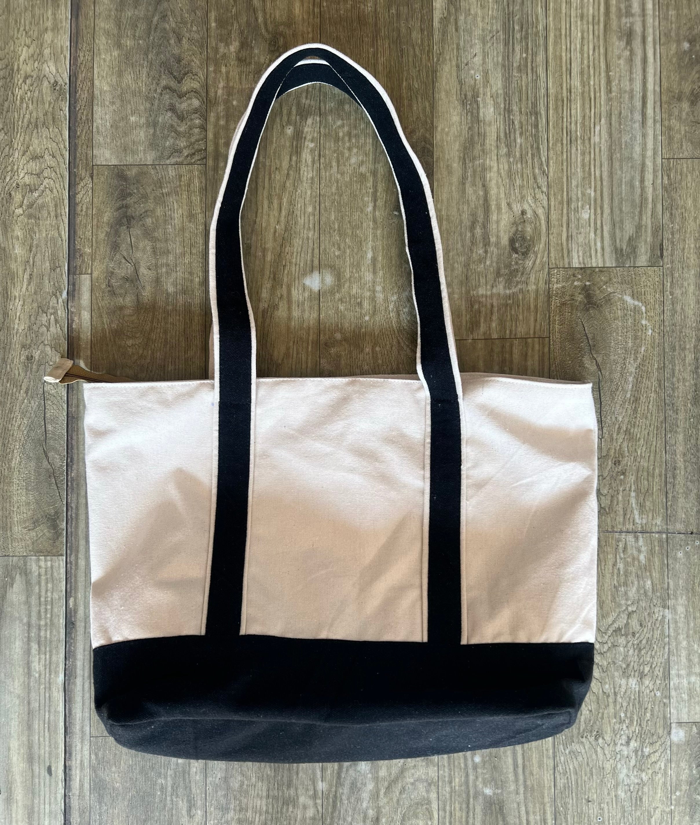 Signature Dual-Tone Cotton Carryall