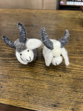Handmade Felt Yak Keyring