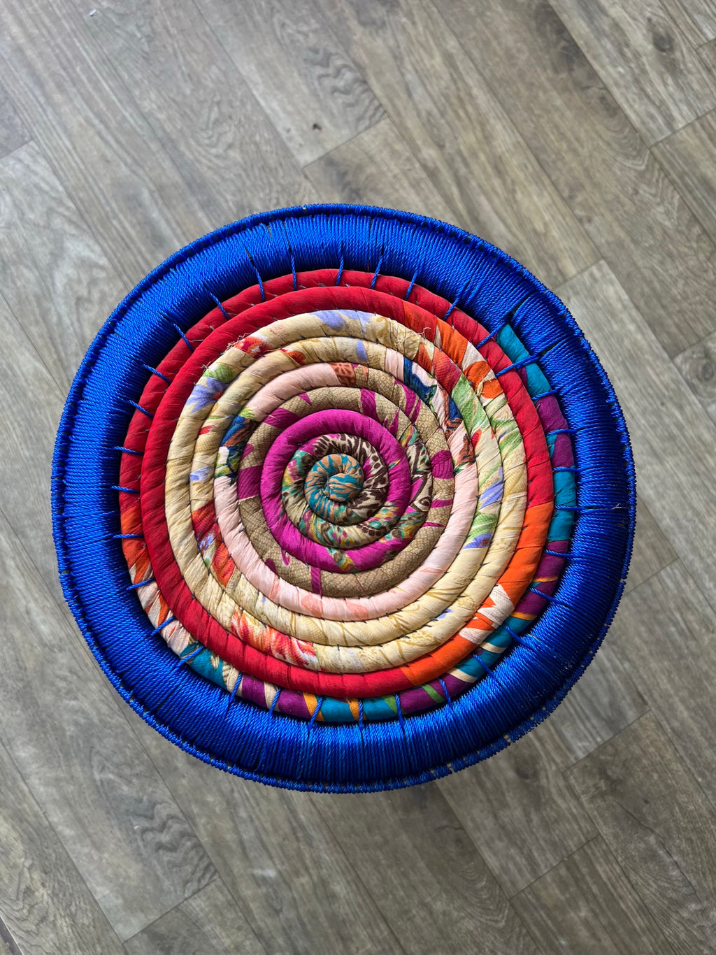 Recycled Sari- Handmade Muda/stool/seat